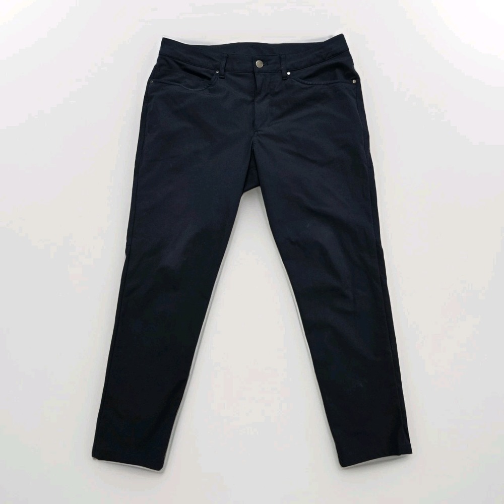 Lululemon Pants Mens 33x29 Navy Blue ABC Classic Commission Warpstreme‎ LM5AD8S